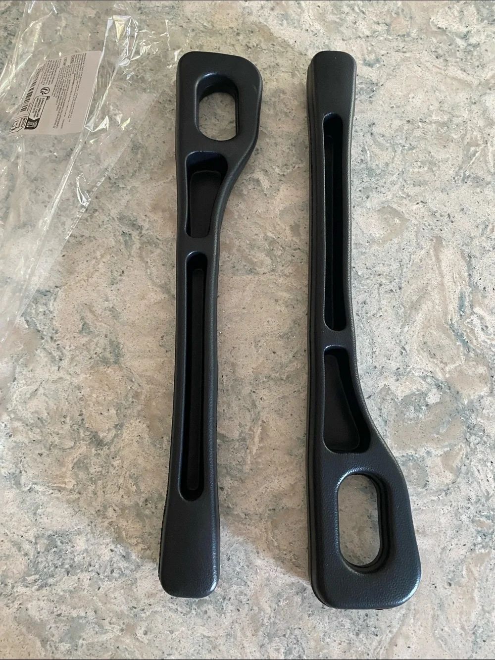 Black Pair of in between seat catchers